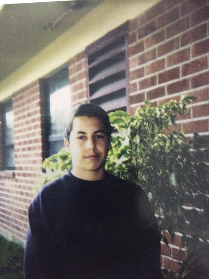 Michael Mendoza as a young person before incarceration